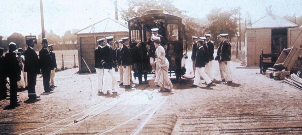 Royal train at Haslar