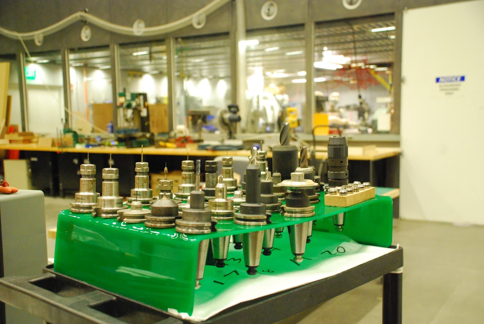 The Invention Factory Acrylic Cnc Tool Holder Cat 40 Rack