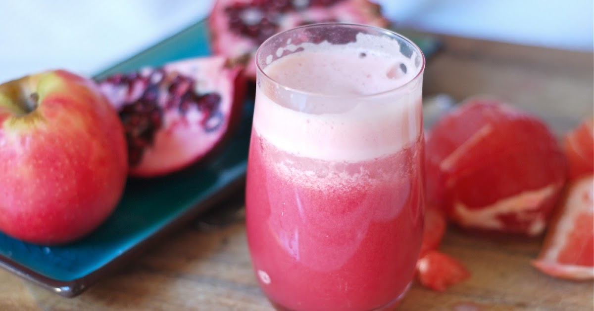 Delish Best Juicer Recipes EVER! The Pink Lady with Pomegranate and
