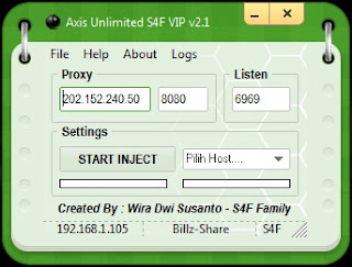Inject Axis Unlimited S4F VIP v2.1 13 Desember 2015
