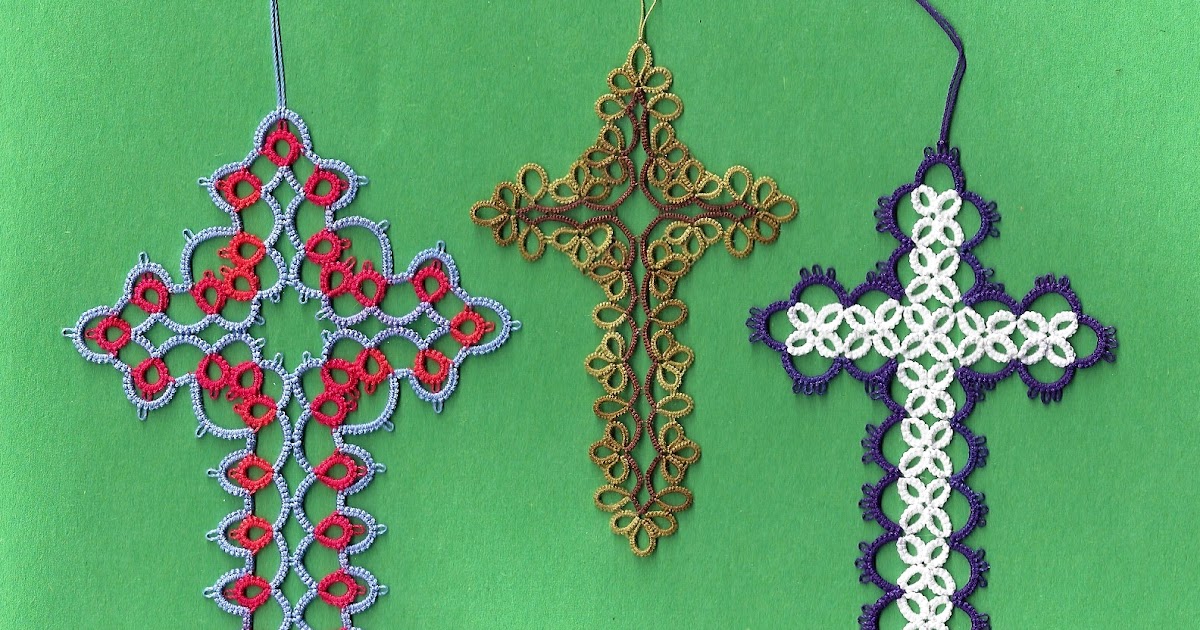 Tatting Fool Three Crosses