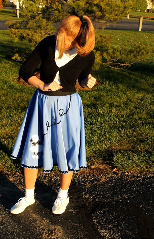 Miss Lovie Let's Go to "The Hop" {Poodle Skirt Tutorial}