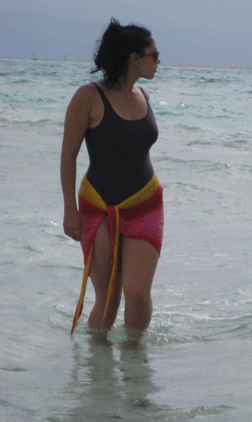 Chuttiyappa indian House Wife at Goa Beach