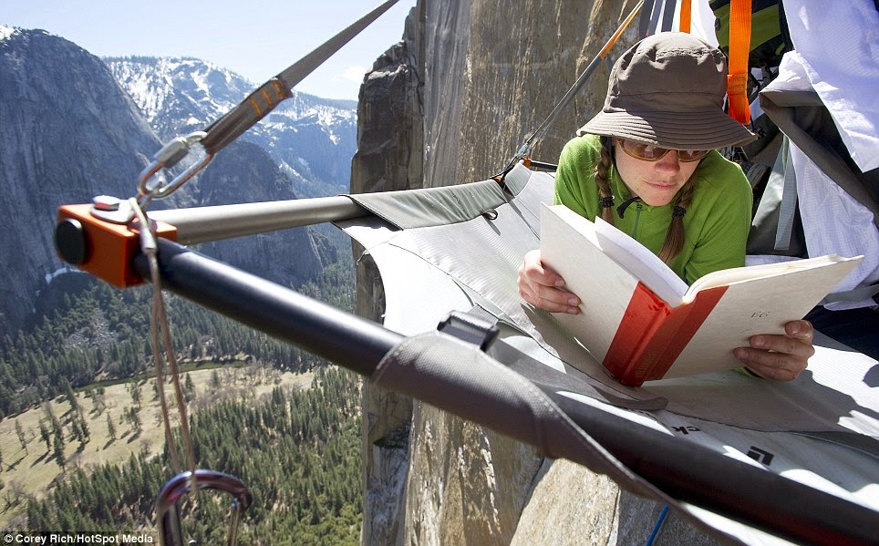 Becca enjoys reading books at high altitudes - They Seem like An Ordinary Couple Right? Just Wait Until You Find Out What They Like To Do For Fun. Becca enjoys reading books at high altitudes - They Seem like An Ordinary Couple Right? Just Wait Until You Find Out What They Like To Do For Fun.