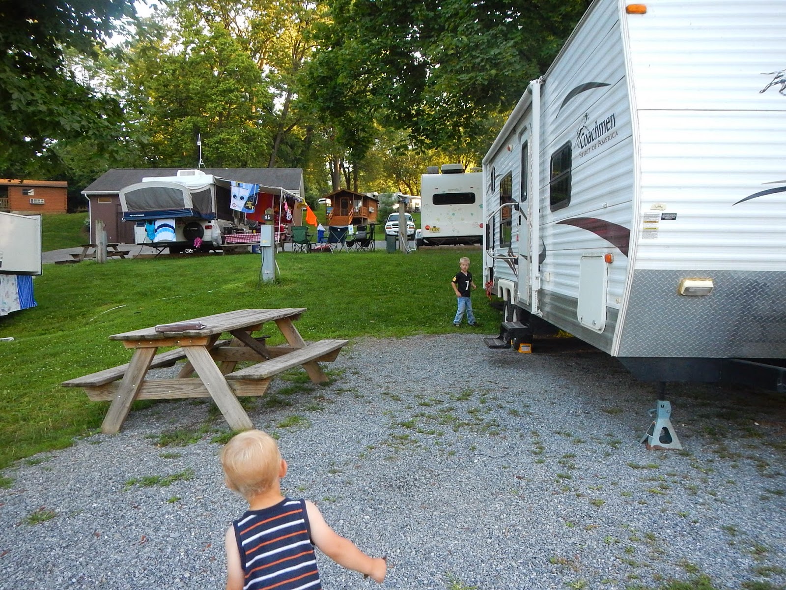 Family of Four on Tour Campground Review Hersheypark Camping Resort