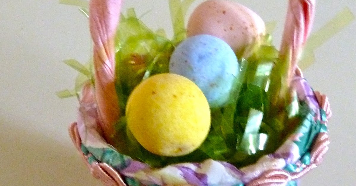 Make it easy crafts Recylced KCup mini Easter Basket party favor tutorial