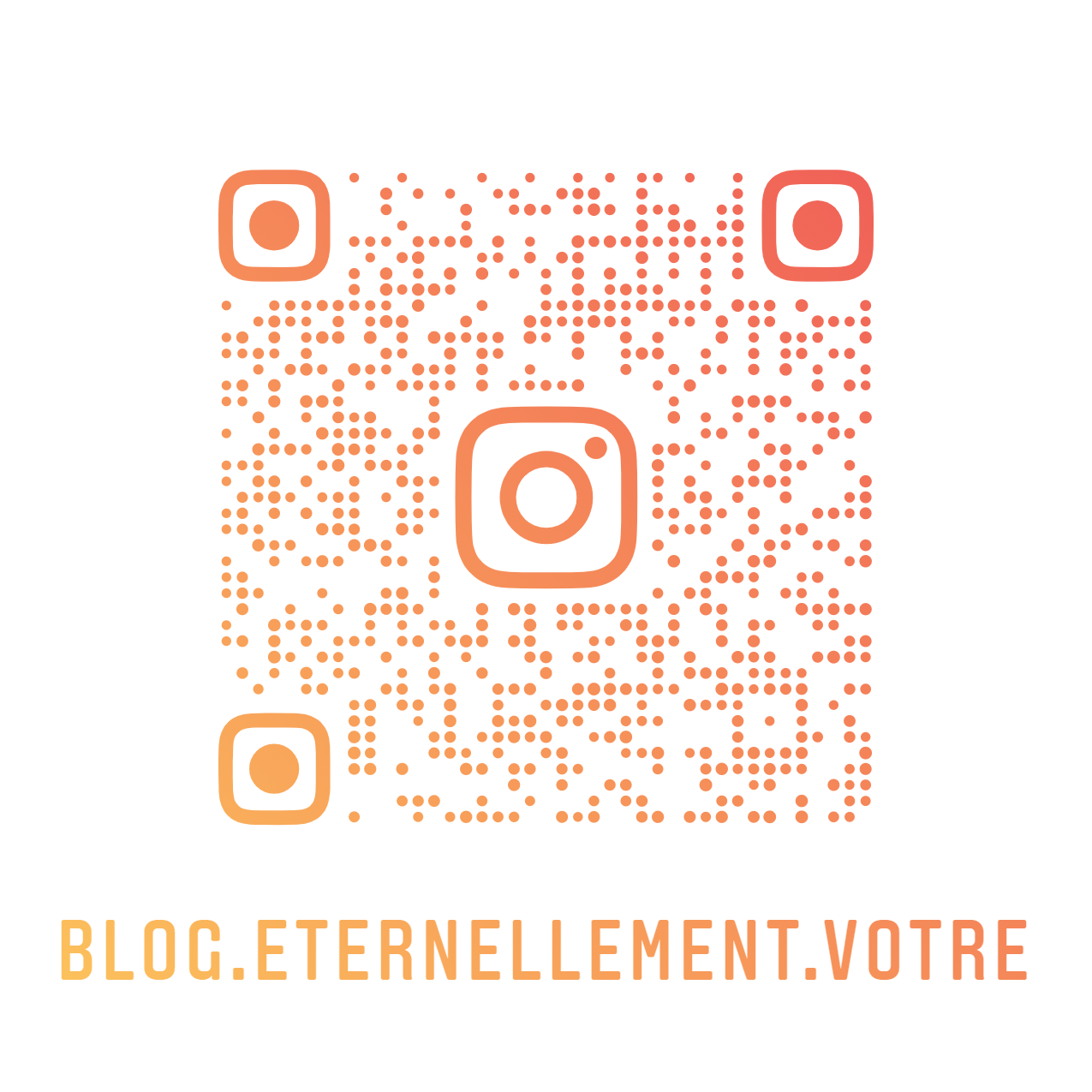 Scanner notre nametag avec votre appareil photo Instagram pour nous suivre facilement.