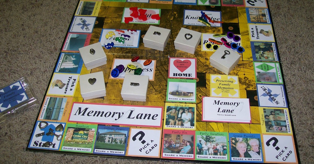 Creative and Cheap Fun and Fabulous Personalized Family Game Memory Lane