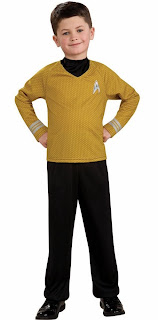 Star Trek Movie (Gold) Shirt Child Costume