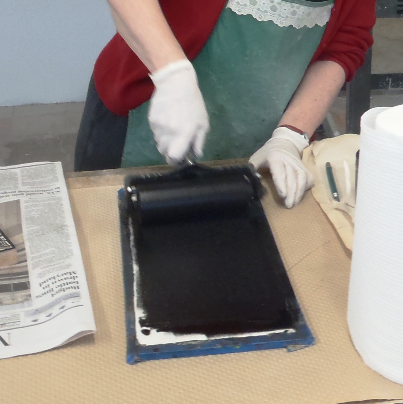 Washington Glass School Printmaking with Glass