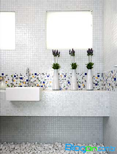 decoracao de interiores banheiros pequenos: banheiros pequenos com pastilhas, Dicas de decoração de banheiros decoracao de interiores banheiros pequenos: banheiros pequenos com pastilhas, Dicas de decoração de banheiros