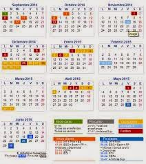 Calendario escolar 14-15