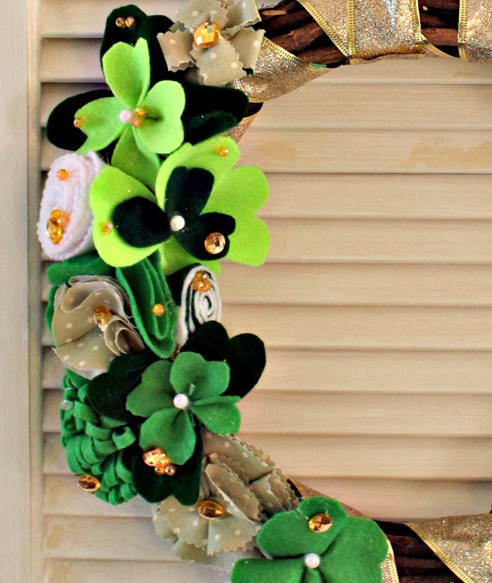 Days of Chalk and Chocolate St. Patrick's Day Wreath