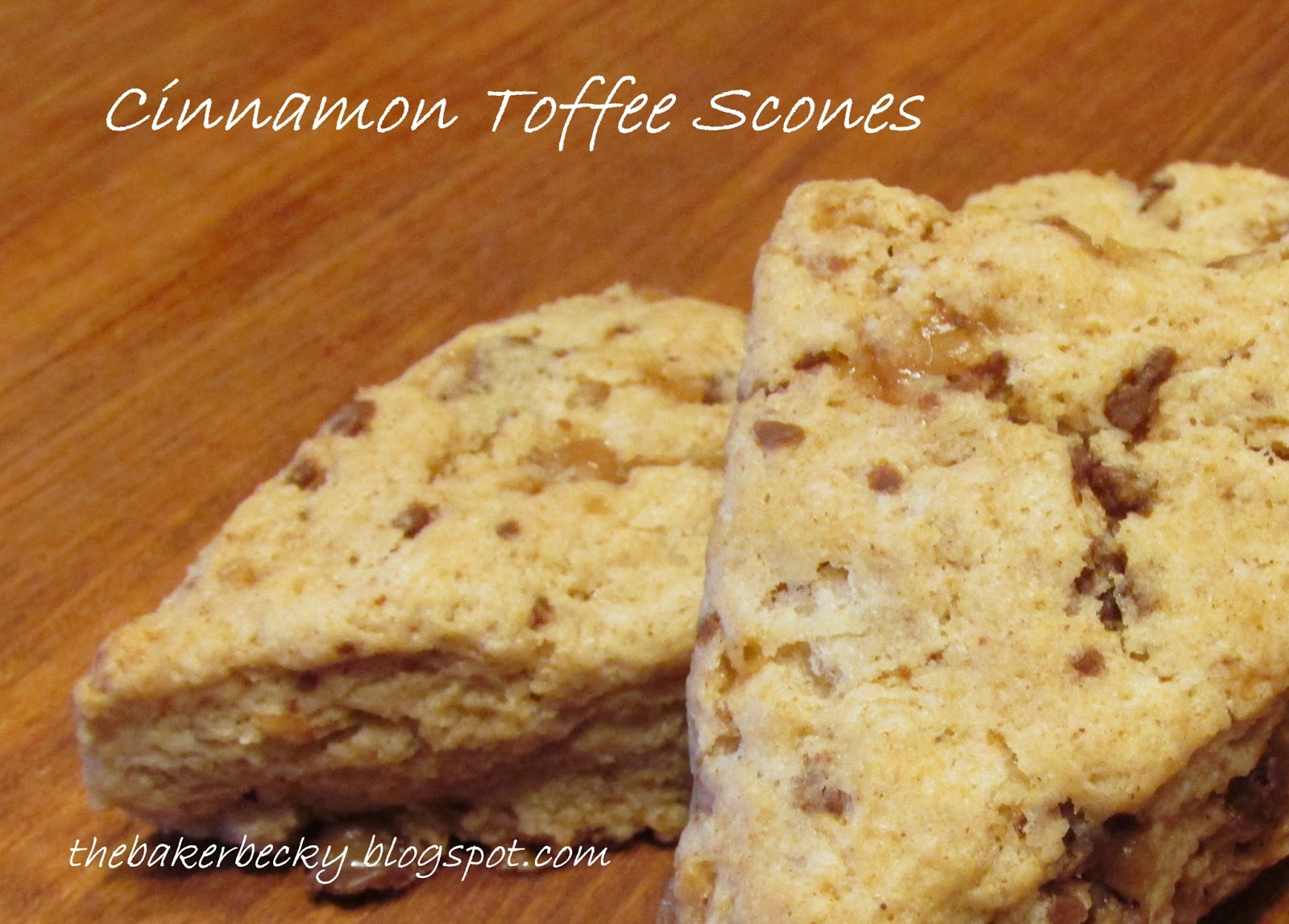 Baker Becky Cinnamon Toffee Scones