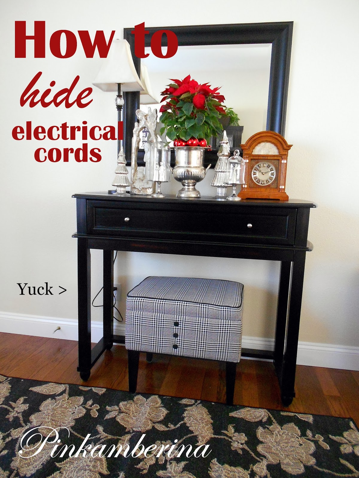 PinkAmberina How To Hide Electrical Cords