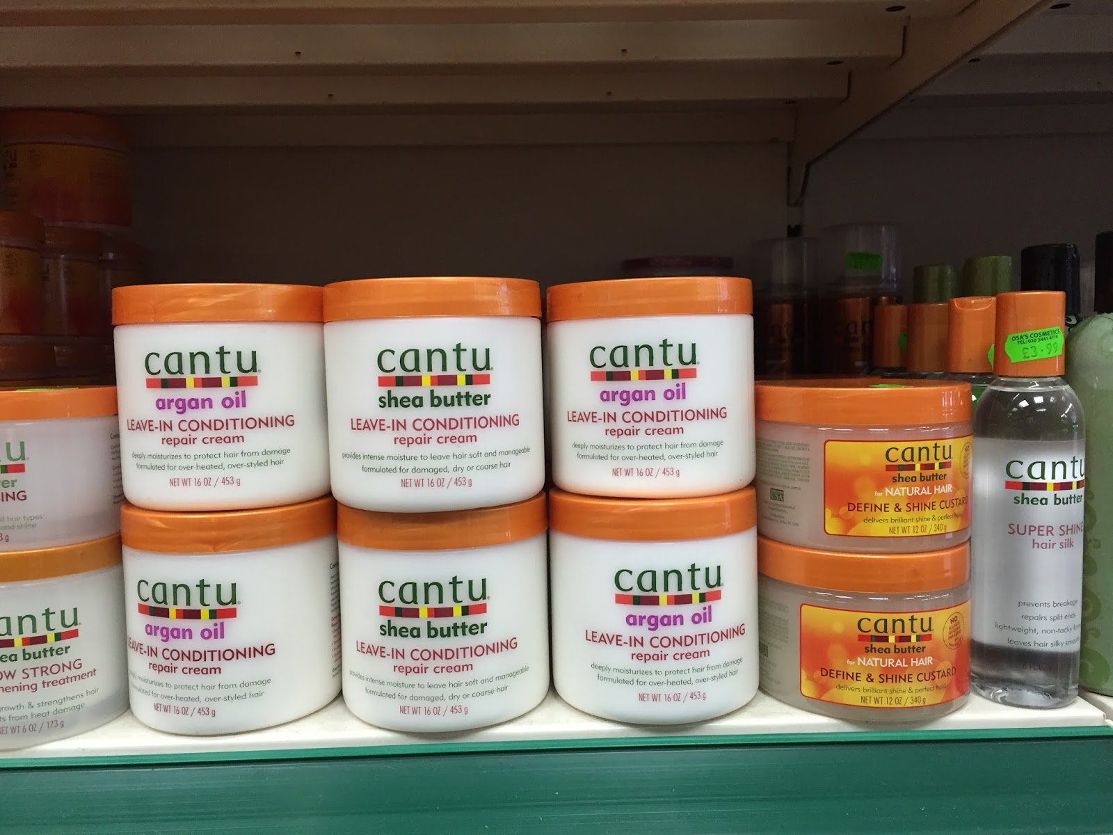 Osas Hair And Cosmetics Centre Cantu Shea Butter And Argan Oil
