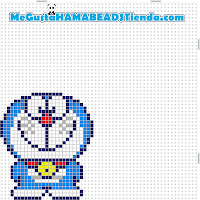 hama beads mini doraemon