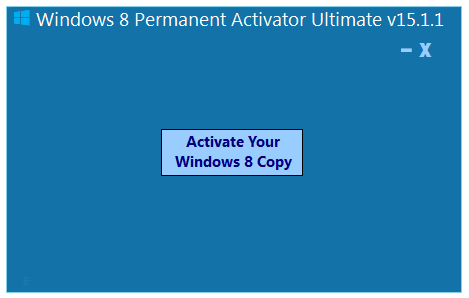 Windows 8 Permanent Activator Ultimate 15.1.0