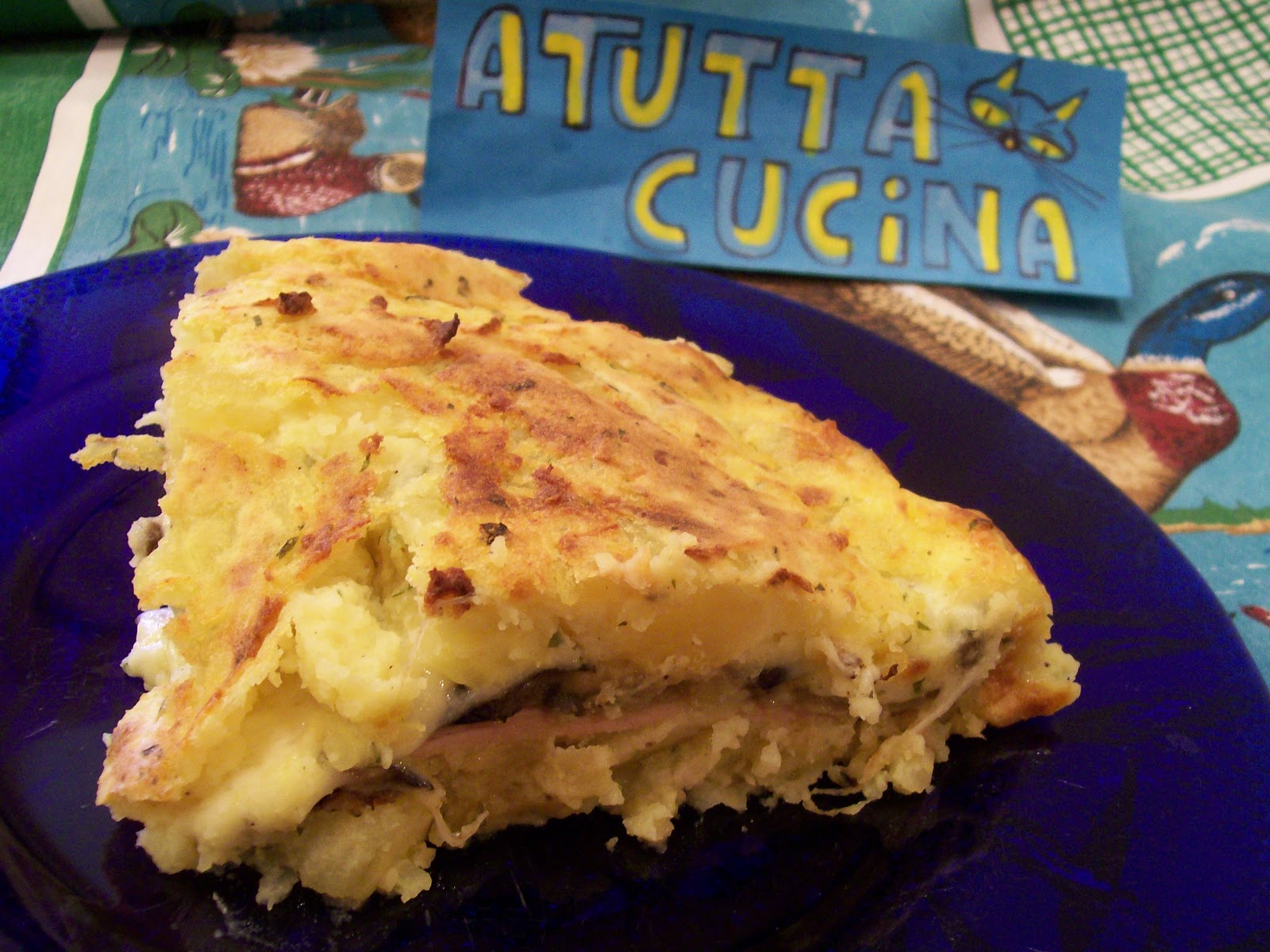 A TUTTA CUCINA TIMBALLO di PATATE e MOZZARELLA