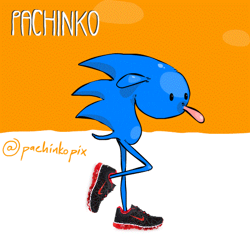 Dumb Sonic running animations Sonic the Comic Online!