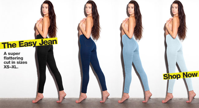 american apparel easy jeans