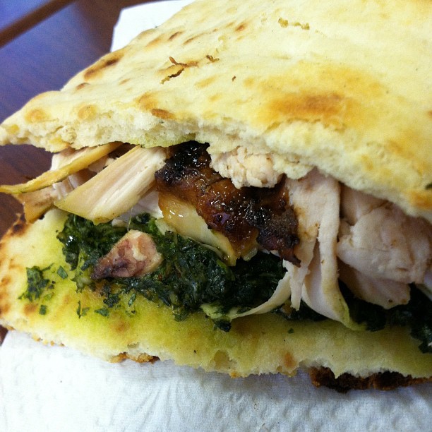 Laurie's Cravings Spanish Naan Sandwich