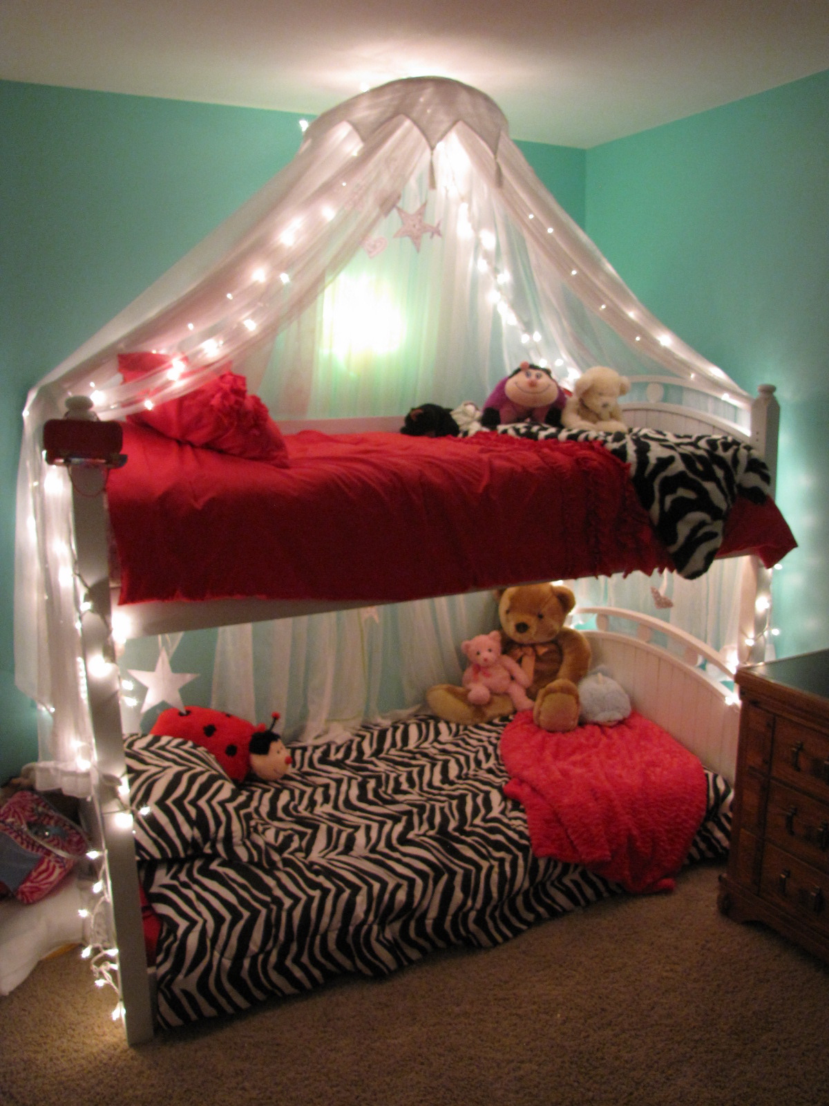 Priddy Haven: Project: Girls Lighted Bed Canopy