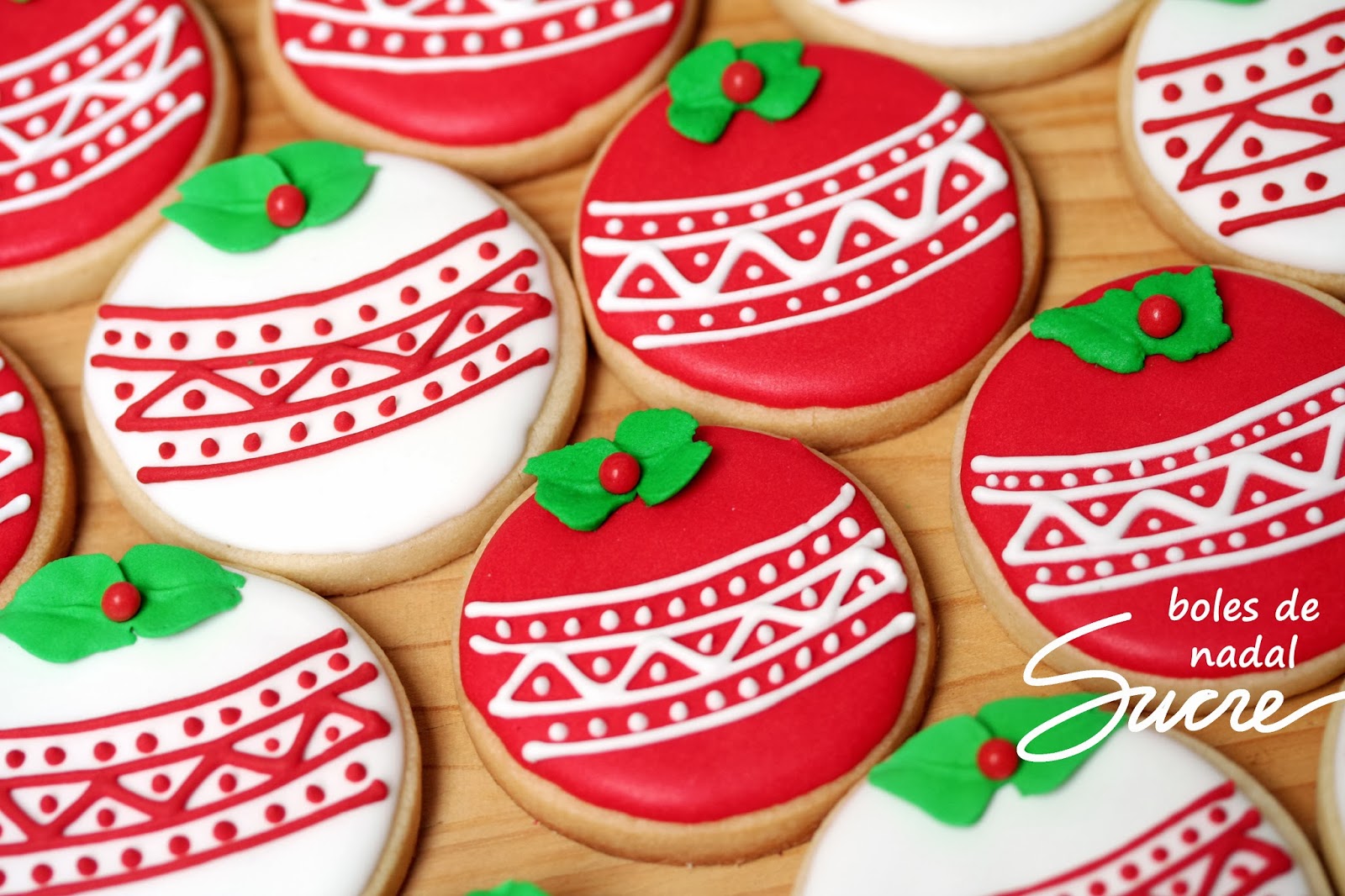 Sucre, dulces con personalidad: Mini galetes de nadal / Mini galletas