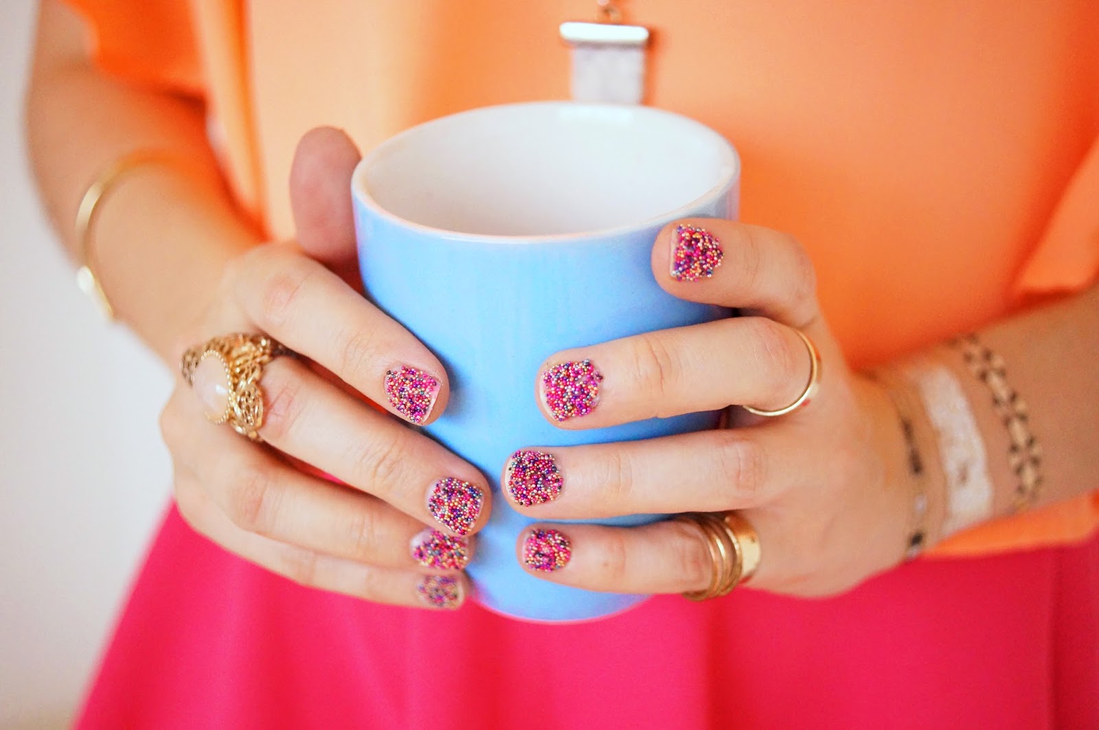 These Sprinkles nails are so cute!
