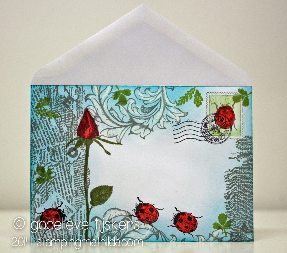 StampingMathilda Mail Art Envelope