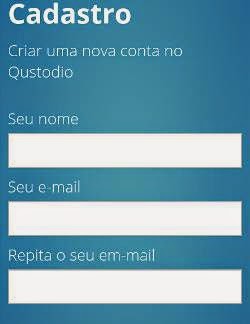 cadastrar no qustodio