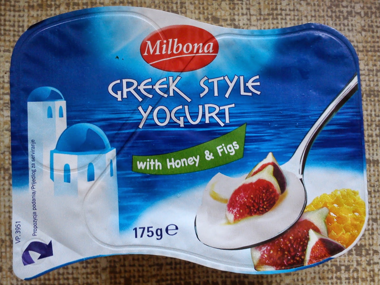 Miłośniczka Słodyczy Milbona Greek Style Yogurt with Honey & Figs