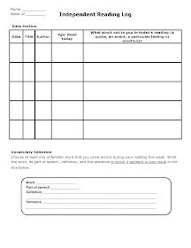 ELA Essentials: Interactive Reading Logs and Rubric