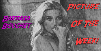 Custom banner for Barbara Bouchet Picture of the Week Series