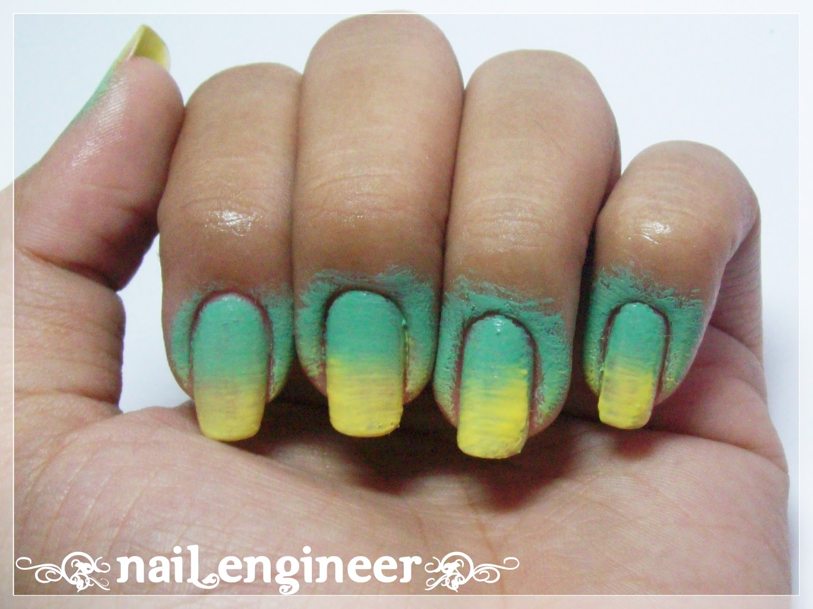 Nail Engineer Erica's Nail Art Challenge (Day 8) Gradient Nails
