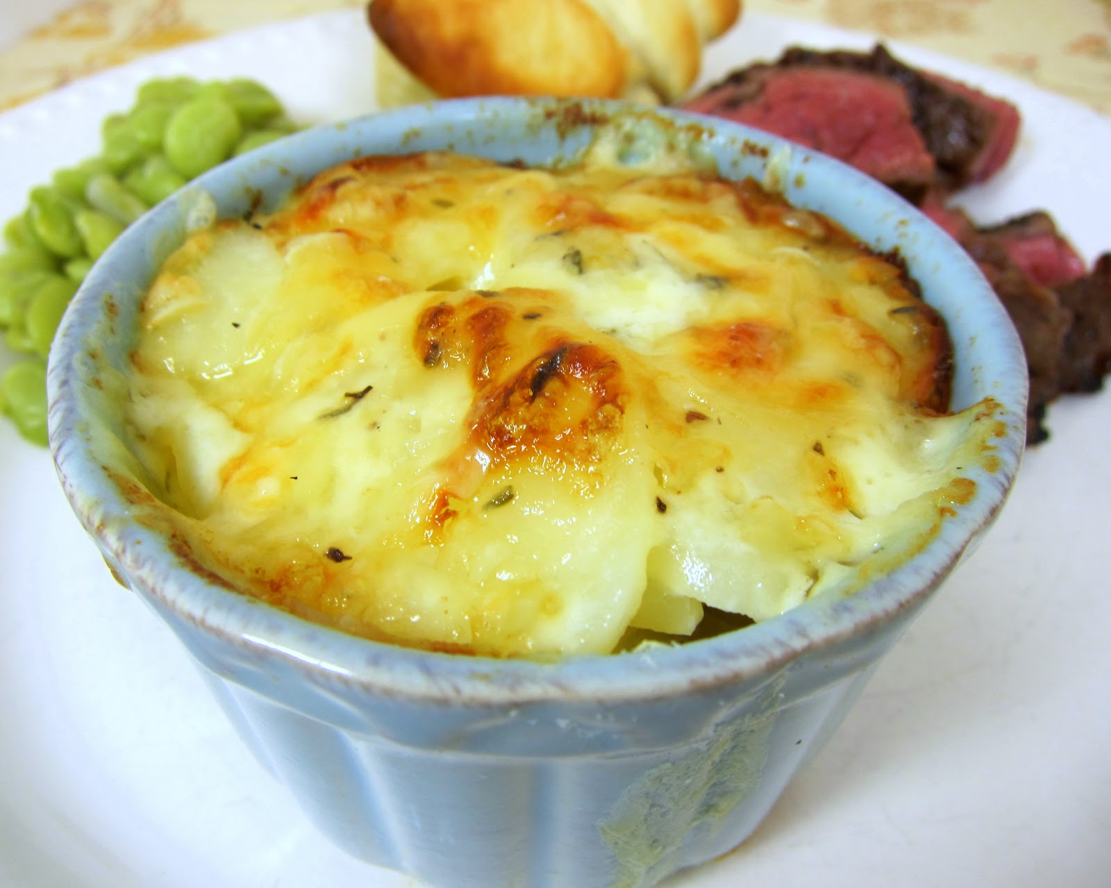 Individual Potato Gratin Plain Chicken