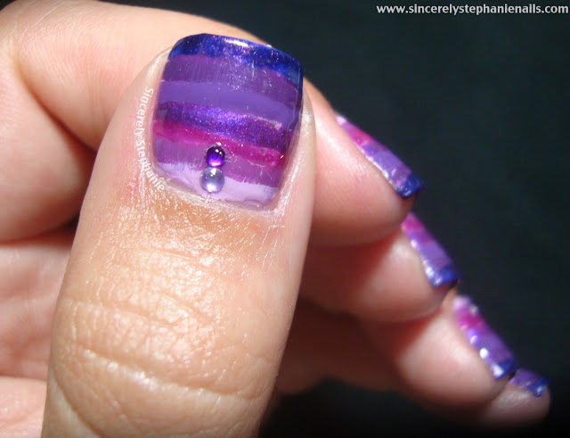 31 day nail art challenge violet