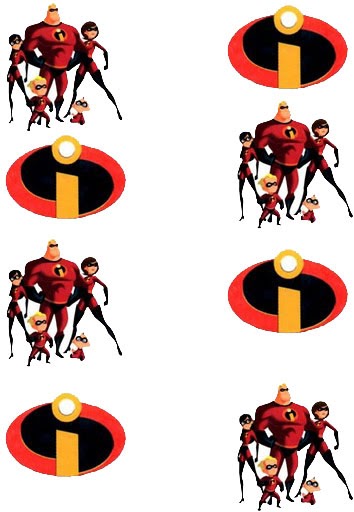 pegatinas los increibles para imprimir
