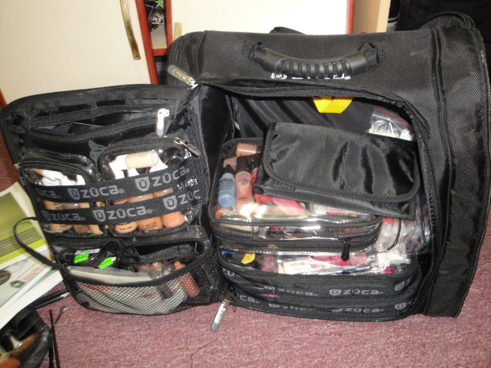 DixieAnn Musings of a Makeup Artist My New Zuca Makeup Case Backpack Pro