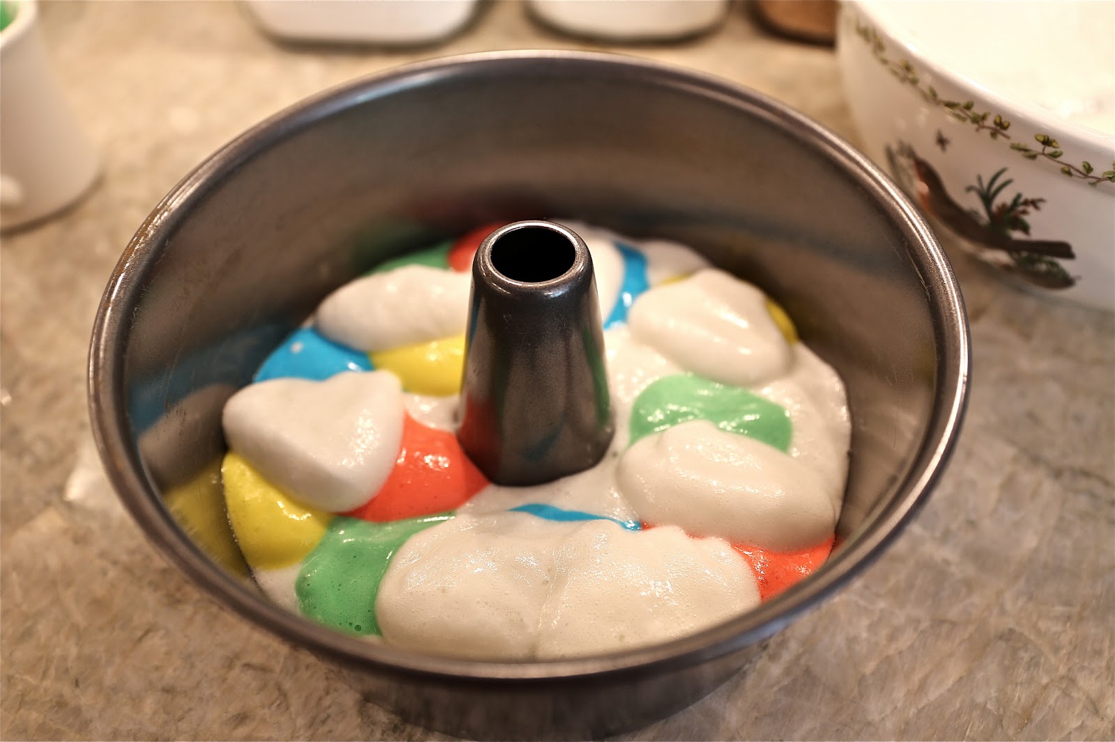 Sweet Southern Days Rainbow Angel Food Cake