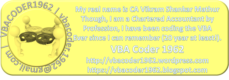 The VBACoder1962 Wordpress Blog