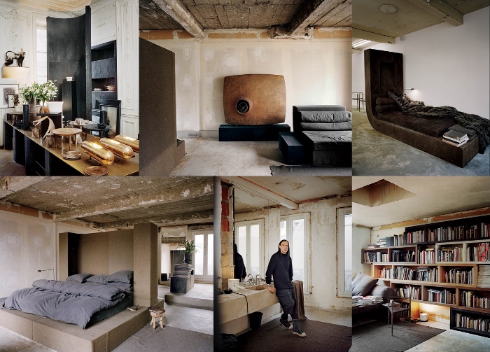 Monishiwa Moonshine At Home Rick Owens’ and Michele Lamy’s Paris Home