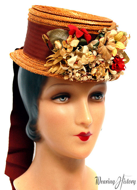 Chapeaux A La Mode Decorating Straw Hats For Gene Marshall