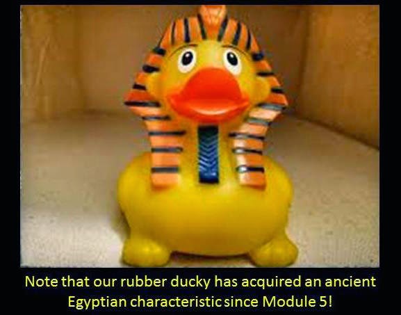 egyptian rubber duck