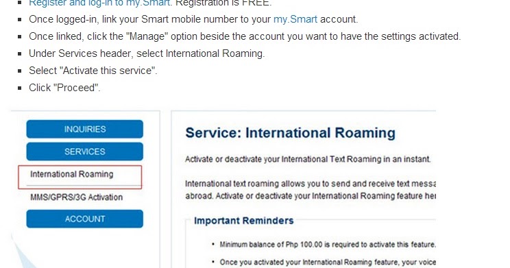 Vmobile Already Abroad You Can Still Activate Roaming Via Web