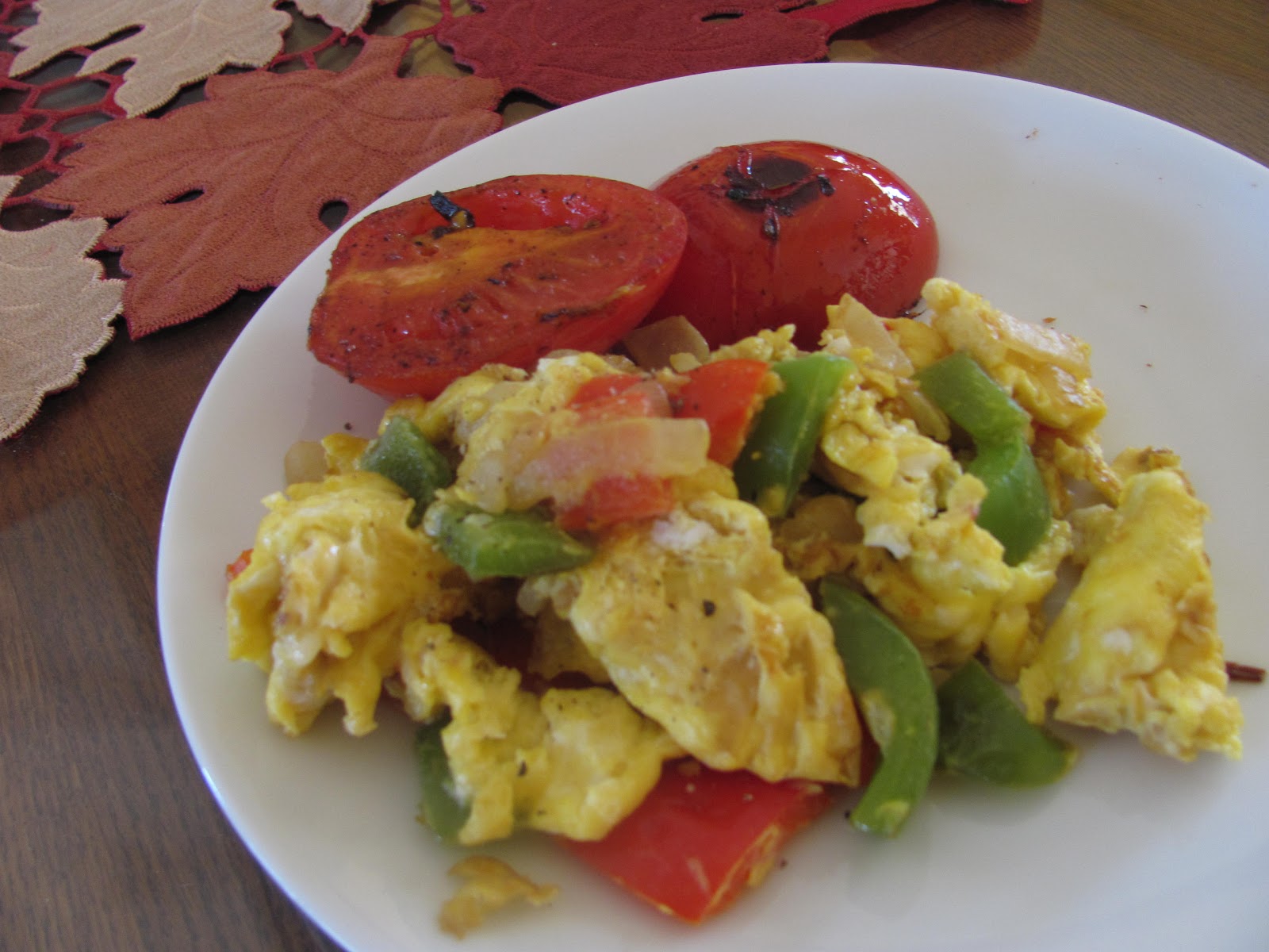 Eggs with Peppers and Onions