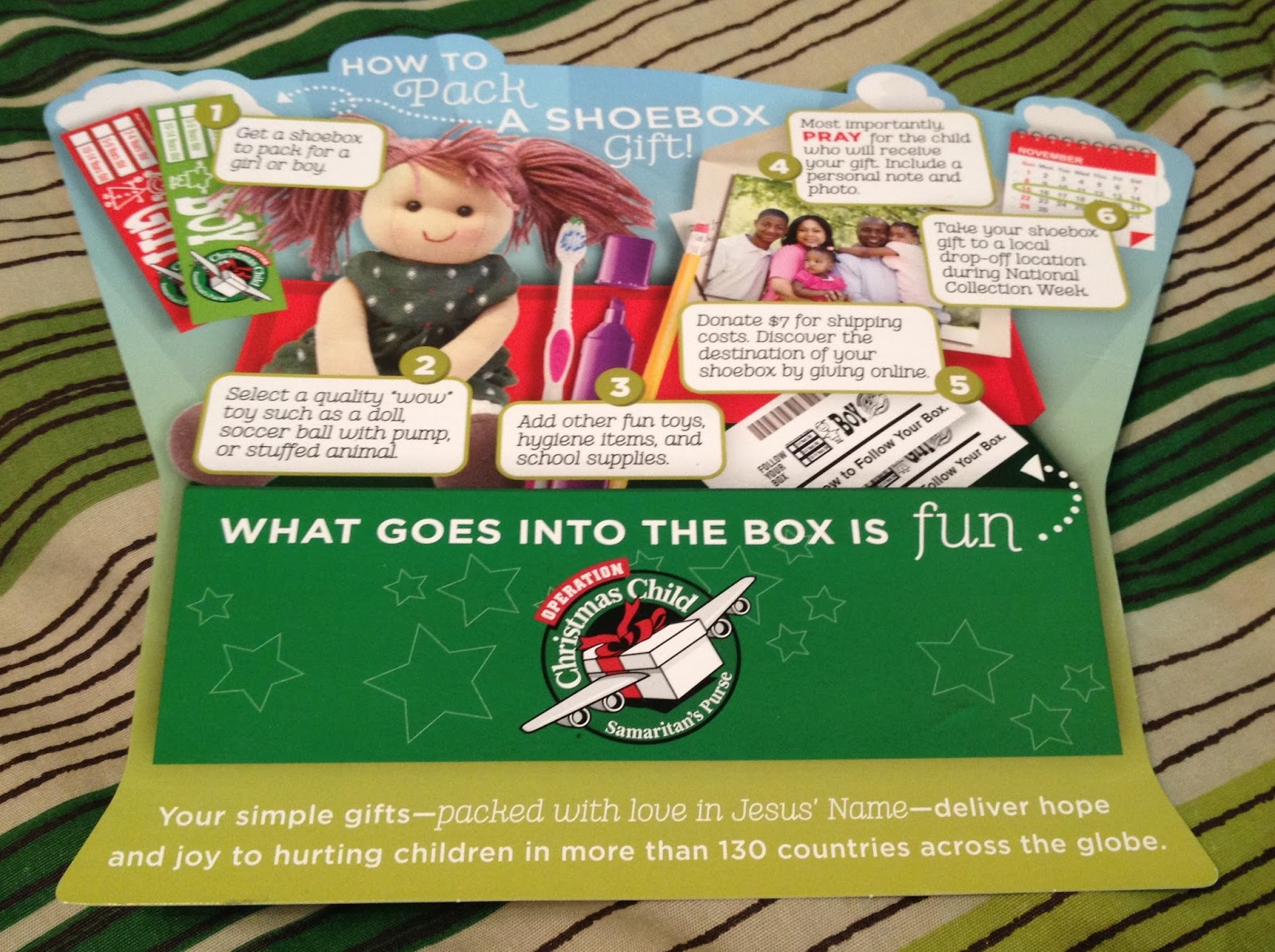 Cummins Life: How to Fill A Shoebox For Operation Christmas Child with Family Christian &amp; Giveaway