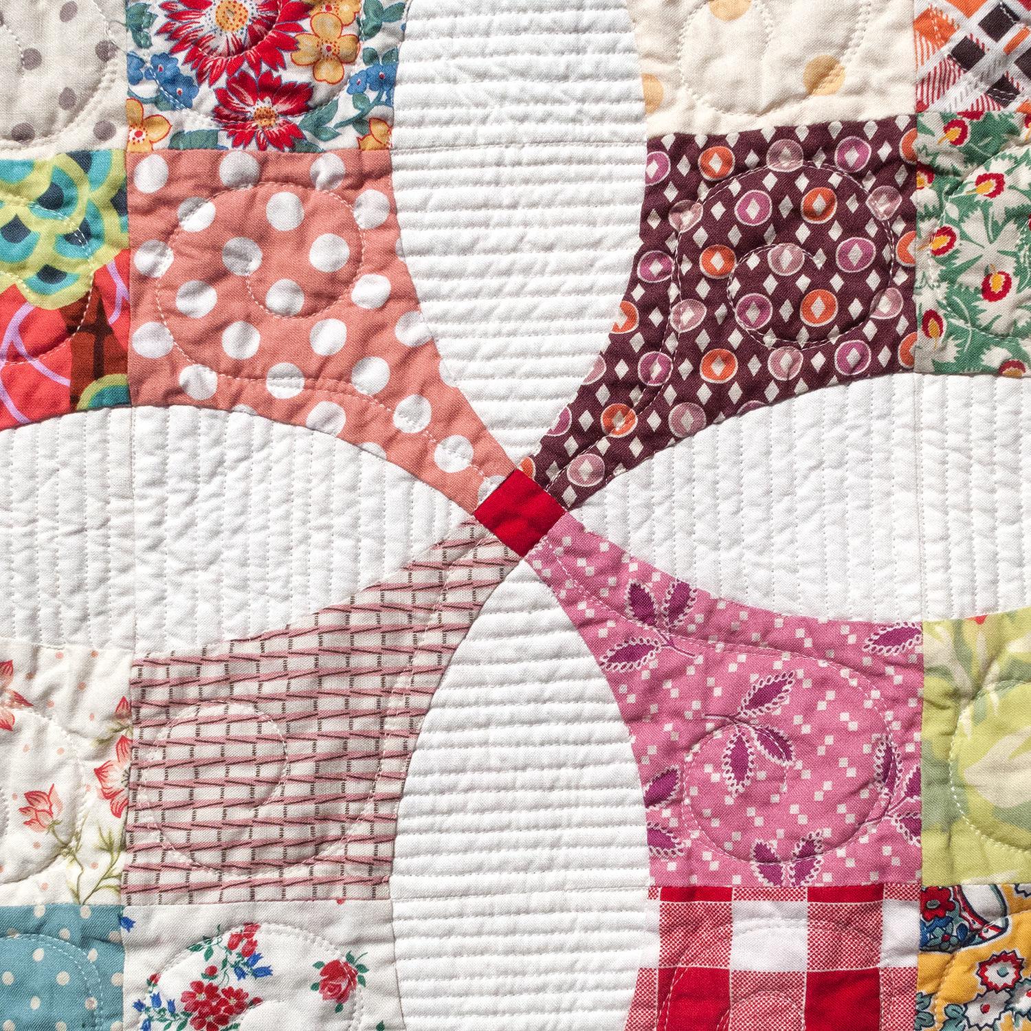 nifty quilts Flowering Snowball is Quilted!