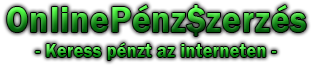 OnlinePénzSzerzés