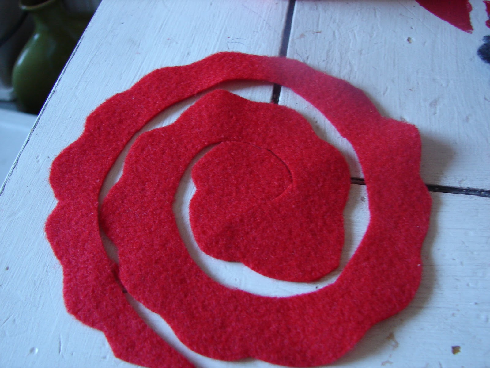 A girl and a glue gun roses are red...